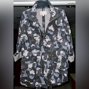 Banana Republic Military Style Camo Utility Jacket